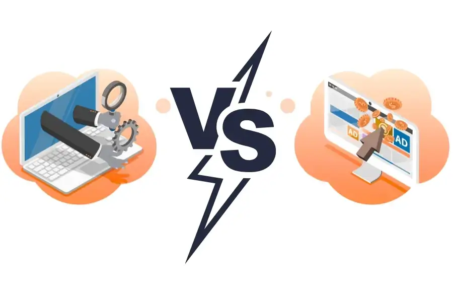 SEO vs Paid Ads Banner Image
